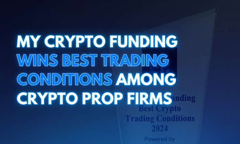 My Crypto Funding Wins Best Trading Conditions Among Crypto Prop Firms