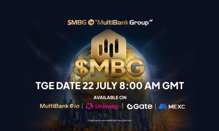 MultiBank Group's $MBG Token TGE Is Live on MexC, Gate.io, Uniswap and Multibank.io.