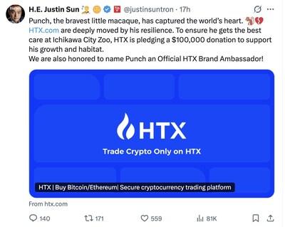 HTX Expands Its Philanthropic Footprint: Connecting Global Kindness Through the "Punch Spirit"