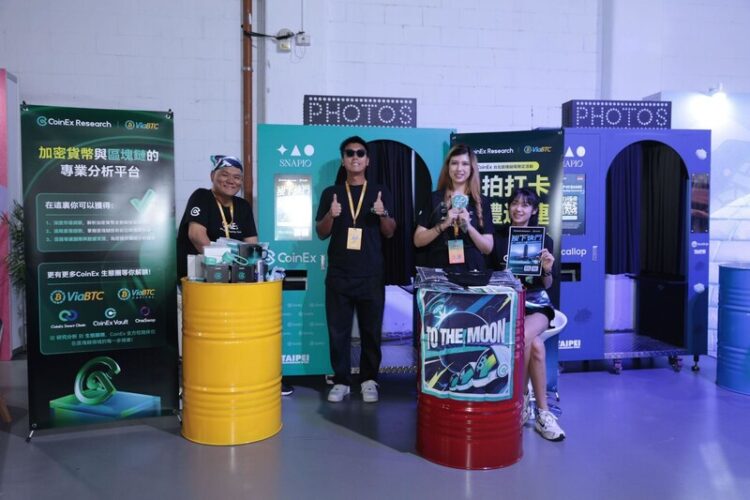 CoinEx Shines as Gold Sponsor at Taipei Blockchain Week 2025, Personalized Photo Booth Interaction Takes Center Stage
