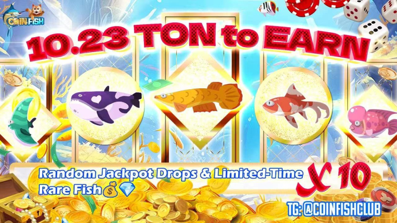 TON P2E Fishing Game CoinFish, Incubated by MEETLabs, Officially Launches on Oct 23rd