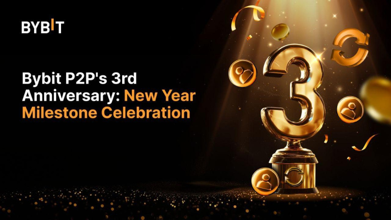 Bybit P2P Celebrates 3rd Anniversary with Landmark Achievements and Exclusive Rewards