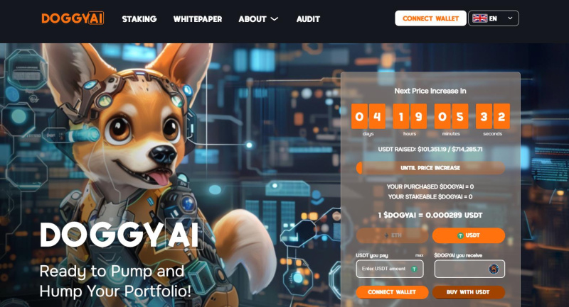 Doggy AI Presale Reaches Over $101,000 Shortly After Launch