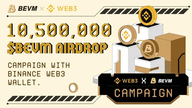 Binance Wallet and BTC L2 project BEVM launch an exclusive airdrop