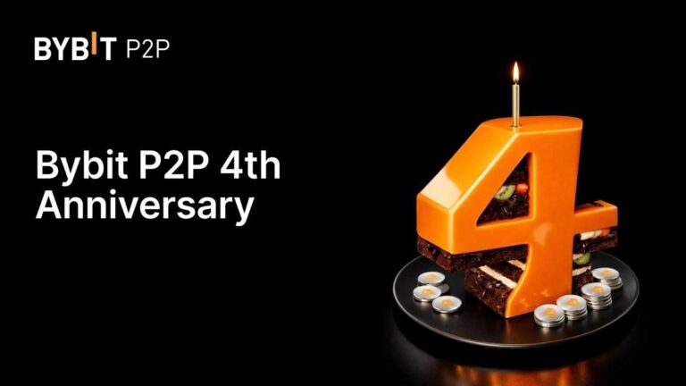 Bybit P2P Marks 4th Anniversary with 100,000 USDT Prize Pool