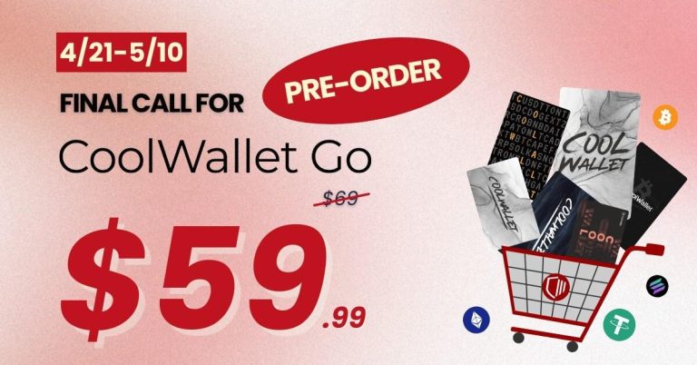CoolBitX Launches CoolWallet Go: The World's First Cold Wallet with Lifetime Warranty
