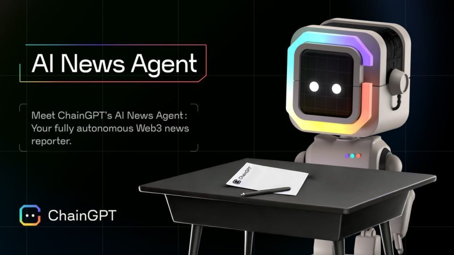 ChainGPT introduces autonomous AI News Agent for Real-Time Web3 Coverage