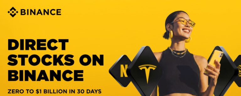 Binance Surpasses $1 Billion in Assets Under Management for Stocks Trading in 30 Days