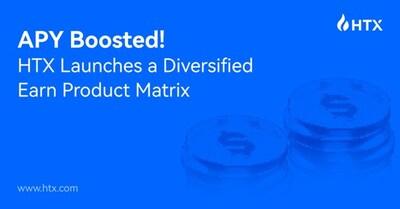 APY Boosted. HTX Launches a Diversified Earn Product Matrix