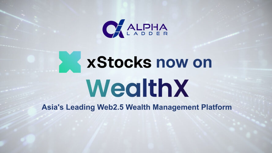 Alpha Ladder WealthX Among Asia's First to Bring xStocks US Tokenised Equities to Institutional and Accredited Investors