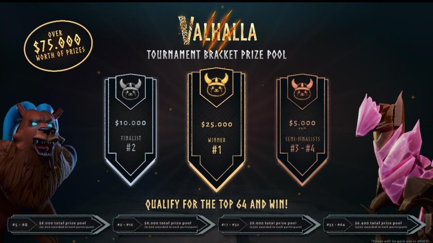 $75K in Rewards Announced for Valhalla’s First-Ever Tournament