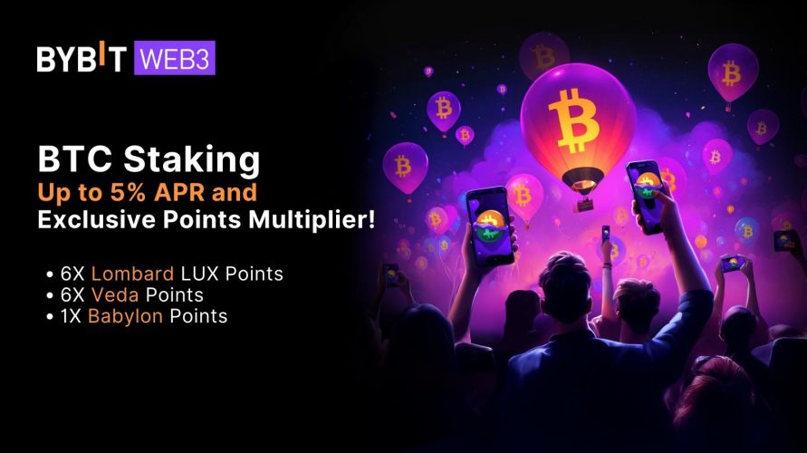 Bybit Web3 Exclusive: BTC Staking with Lombard, up to 5% APY and Points Multipliers