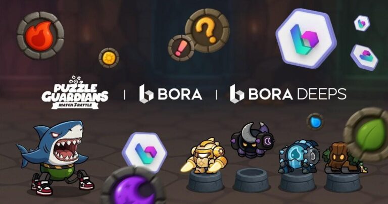 METABORA GAMES Launches 'Puzzle & Guardians' on LINE NEXT's Mini Dapps to expand BORA Token Utility