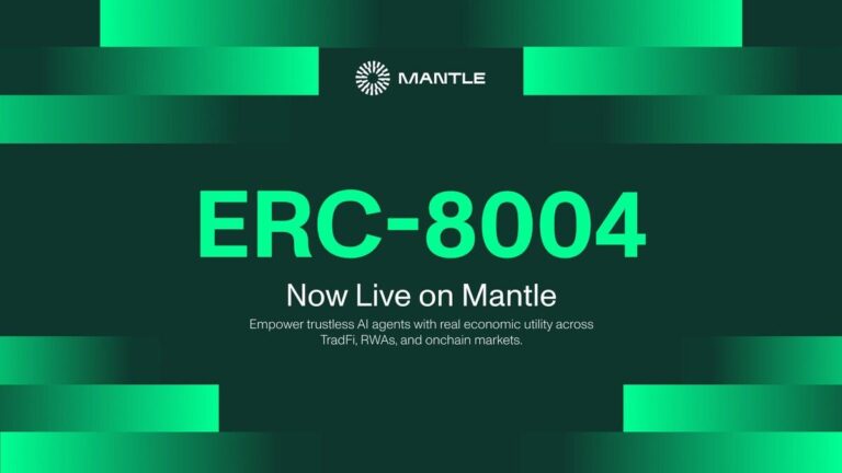 Mantle Unlocks Autonomous Economy with ERC-8004 Deployment