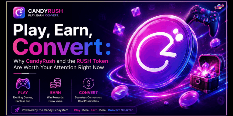 Play, Earn, Convert: Why CandyRush and the RUSH Token Are Worth Your Attention Right Now