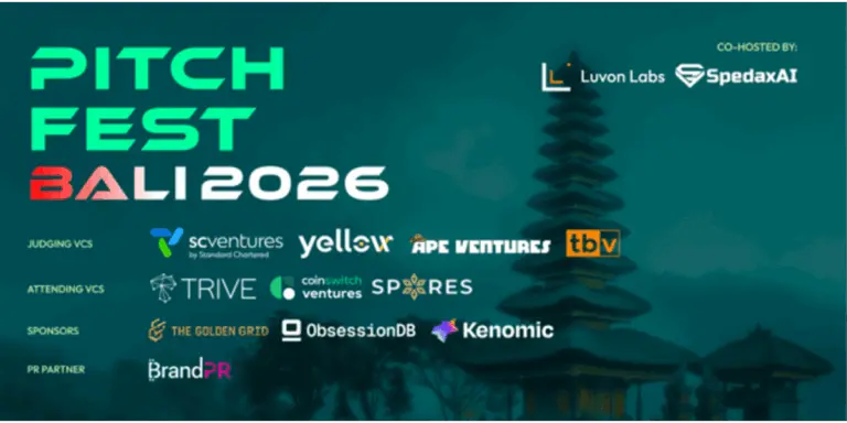Pitch Fest Bali 2026: 15+ Startups. Leading Investors. $100K+ in Prizes