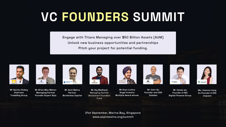 VC Founders Summit to Ignite Innovation and Investment in Singapore.