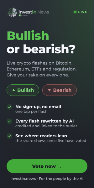 InvestIn.News: Bullish or bearish? Vote on live crypto flashes