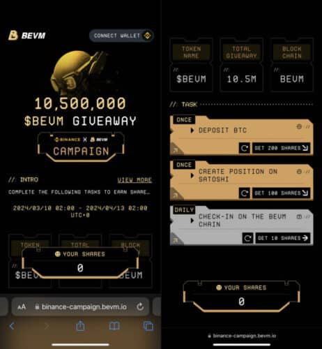 Satoshi Protocol: First CDP on Bitcoin Layer2, 500k OSHI Airdrop with Binance wallet and BEVM