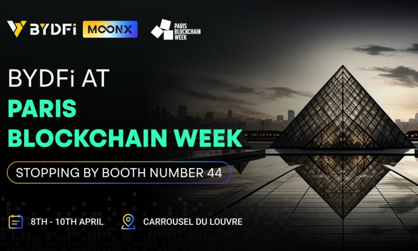 BYDFi’s 5th Anniversary Launches MoonX at Paris Blockchain Week 2025, Sparking the Web3 Era