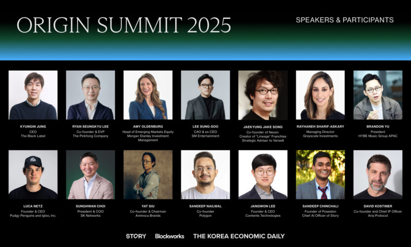 Origin Summit Debuts in Seoul during KBW as Flagship Gathering on IP, AI, and the Next Era of Blockchain-enabled Real-World Assets
