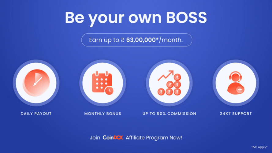 Empowering Crypto Creators: CoinDCX Launches Affiliate Program