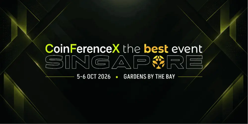 The Biggest Lineup of Token Week Is Here: Arthur Hayes, Raoul Pal Headline CoinFerenceX The Best Event Singapore 2026