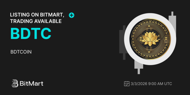 BDTCOIN Secures Listing on BitMart Exchange, Eyes Seeking Multi-Exchange Expansion