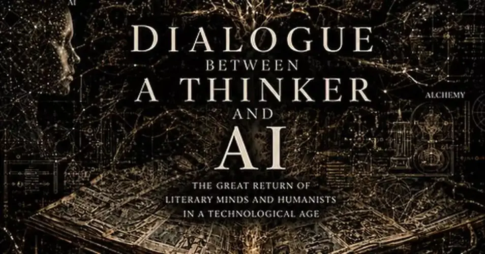Artprice by Artmarket presents a liber mundi, dixit Gemini: 'Dialogue Between a Thinker and AI' carries within it the serene, yet profound, echo of the greatest anthropological shock of our era