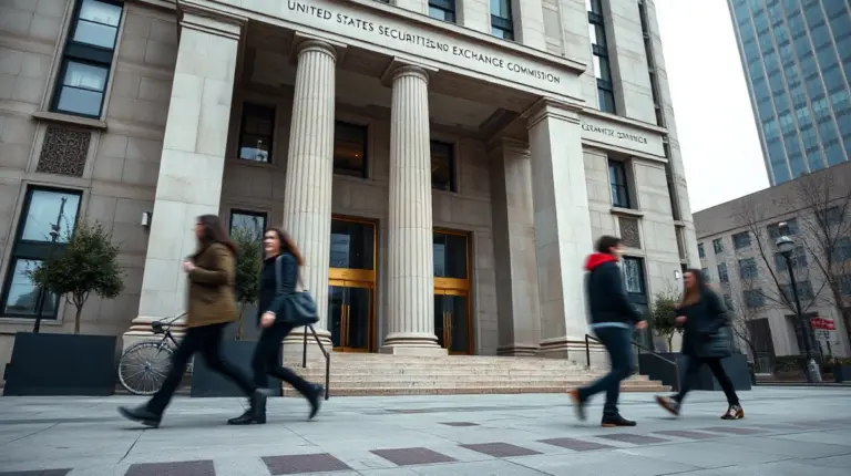 Exterior of the U.S. Securities and Exchange Commission headquarters, where new crypto custody rules were proposed