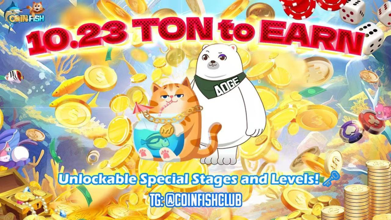 TON P2E Fishing Game CoinFish, Incubated by MEETLabs, Officially Launches on Oct 23rd