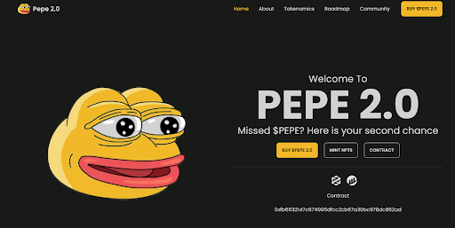 Pepe 2.0 Surges 1000% in Last 3 Days, Secures Listings on Prominent Exchanges